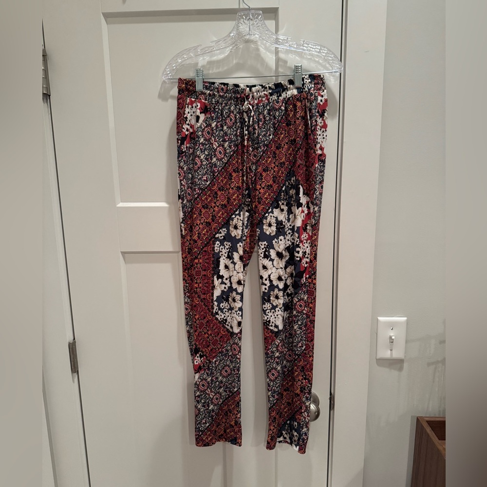 Multicolor Floral Women's Pants